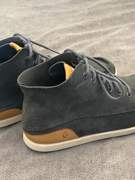 Olukai Nalukai Kala Boot Men\'s US M10.5 EUR 43.5 Blue Suede Leather Chukka Boots main image 8